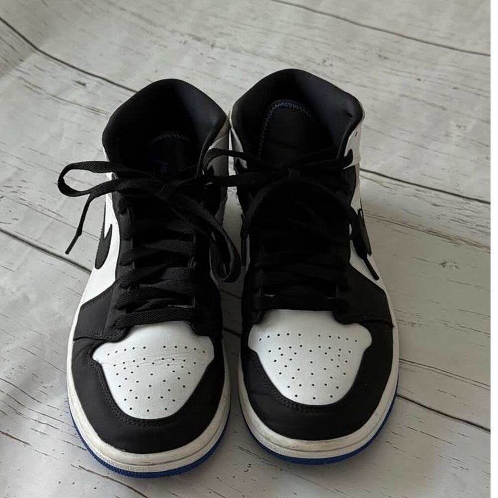 Nike Air Jordan 1 Mid “Royal Blue” Men’s Sneakers Size 9 - Picture 3 of 11